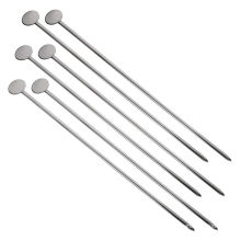 BBQ Sticks Oven Sticks Skewers Set Flat Stainless Steel Barbecue Skewer Reusable